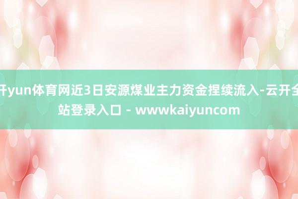开yun体育网近3日安源煤业主力资金捏续流入-云开全站登录入口 - wwwkaiyuncom